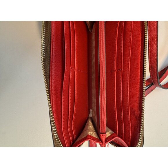 Karl Lagerfeld Paris Continental Wallet & Crossbody Purse Eiffel Tower Heart - Picture 6 of 10